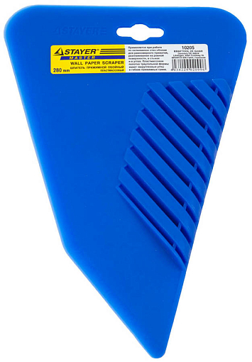 Фото 0 товара Пластмассовый шпатель прижимной для обоев STAYER 280 мм, 10205