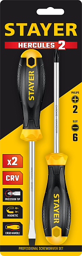 Фото 2 товара Набор отверток HERCULES-2 STAYER 2 шт, 2513-H2_z02