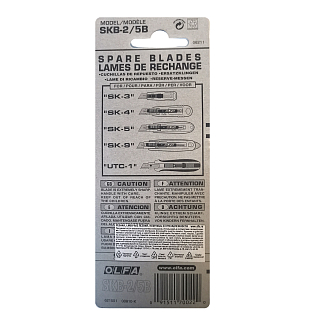 OLFA 5 шт., 17.5х72х0.6 мм, Лезвие трапециевидное для ножа OL-SKB-2/5B - фото 5