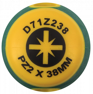 Отвертка стержневая POZIDRIV® ANTI-SLIP GRIP, PZ2x38, Jonnesway - фото 2