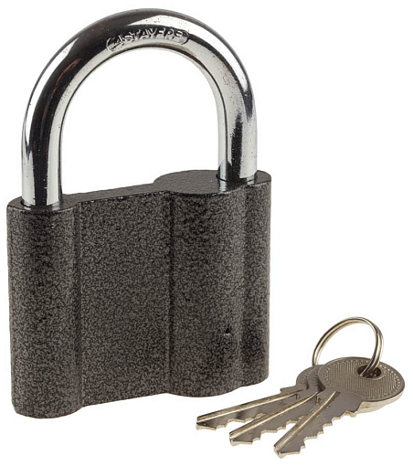 Фото 0 товара Замок навесной STAYER 37145-70 70х54х22,5 мм, металлический корпус, закаленная дужка