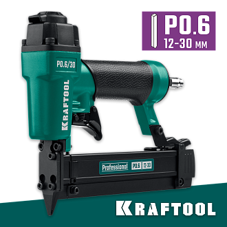 Нейлер (гвоздезабиватель) пневматический для шпилек KRAFTOOL тип P0.6 (12-30 мм), 31963  - фото 1