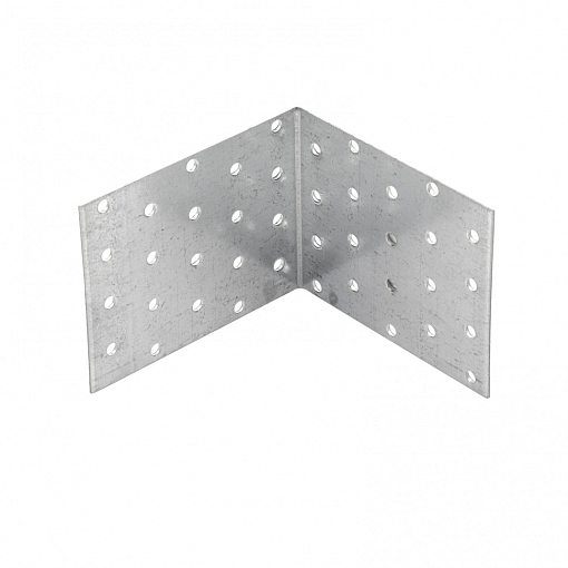 Фото 1 товара Крепежный уголок равносторонний 2 мм, KUR 100 х 100 х 80 мм Россия Сибртех