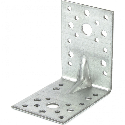 Фото 0 товара Крепежный уголок усил. 2,5 мм, KUU 90 x 90 x 65 мм Россия Сибртех