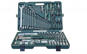 Набор инструмента универсальный 1/2", 1/4"DR, 127 предметов, Jonnesway - фото 1