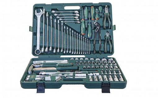 Фото 0 товара Набор инструмента универсальный 1/2", 1/4"DR, 127 предметов, Jonnesway