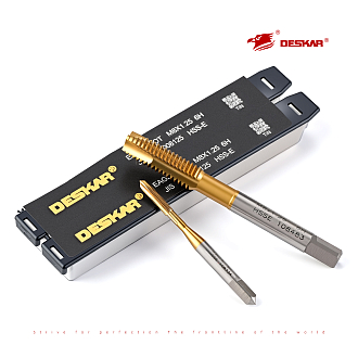 Метчик М 12х1.75 6H HSS-E TiN прямой с подточ. скв. DIN376 Deskar - фото 5