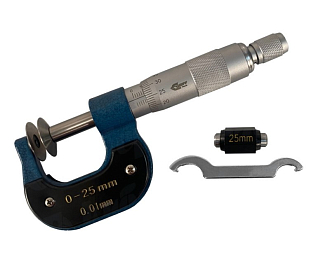Микрометр зубомерный МЗ-25 0-25 0,01 GRIFF - фото 2