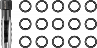 Набор для восстановления резьбы свечного отверстия М14х1.25, 16 предметов, THORVIK - фото 3