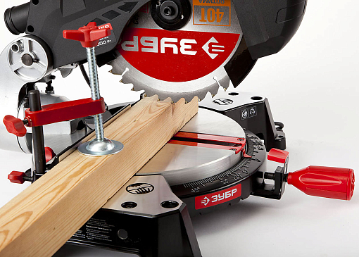 Фото 5 товара Пила торцовочная комбинированная ЗПТК-255-1800 Мастер ЗУБР 1800 Вт, 250х30 мм