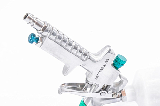 Краскораспылитель AG 810 HVLP, гравитационный, сопло 0,8 мм и 1 мм Stels - фото 3