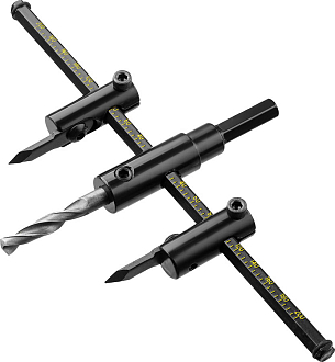 Сверло регулируемое STAYER "Балеринка" 2944-200 40-200 мм, двурезцовое, по дереву - фото 2