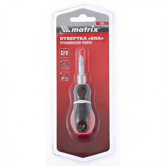 Отвертка комбинированная, SL6/PH2 х 38 мм, CrV, двухкомпонентная рукоятка Matrix Master - фото 4
