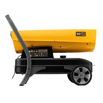 Дизельная тепловая пушка DHG-45i, 45 кВт, 1000 м3/ч, прямой нагрев, электронный термостат Denzel - фото 4