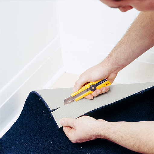 Фото 5 товара OLFA 18 мм, сегментированное лезвие, трещеточный фиксатор, Нож для тяжелых работ OL-L-1