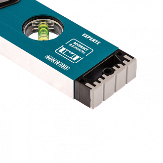 Уровень алюминиевый, 600 мм, усиленный с ударопрочными заглушками, рукоятки, 3 глазка Gross - фото 3