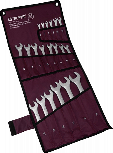 Фото 2 товара Набор ключей гаечных комбинированных серии ARC, 6-32 мм, 20 предметов, THORVIK