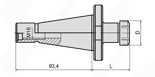 Фото 1 товара NT40-ER32-060 патрон цанговый Zegyo