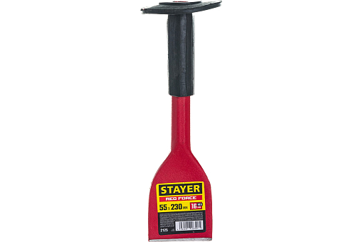 Фото 0 товара Зубило-конопатка с протектором STAYER 230 мм, высокоуглеродистая сталь,2125