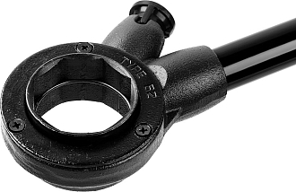 Трещотка для клуппов MIRAX 1/4"-1 1/4" 28245, ручка 620 мм - фото 4