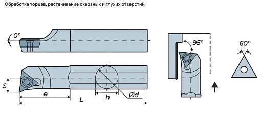 Фото 2 товара S10K-STUPL11 державка для внутреннего точения Deskar
