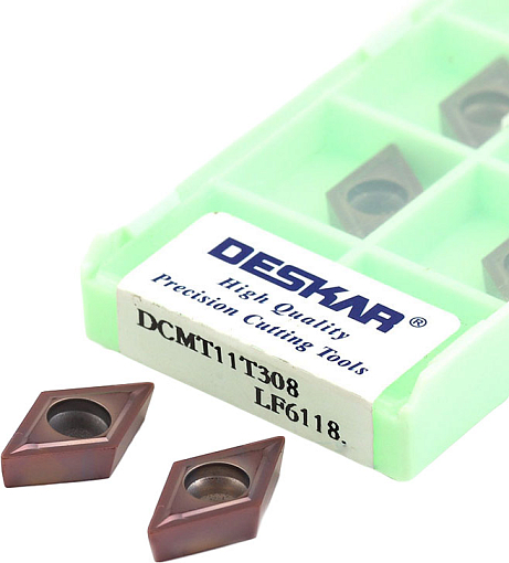 Фото 3 товара DCMT11T308 LF6118 токарная пластина Deskar