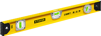 Уровень I-BAR 180°STAYER 600 мм, 3 глазка, линейка, поворотный глазок, двутавровый 3470-060_z02 - фото 2