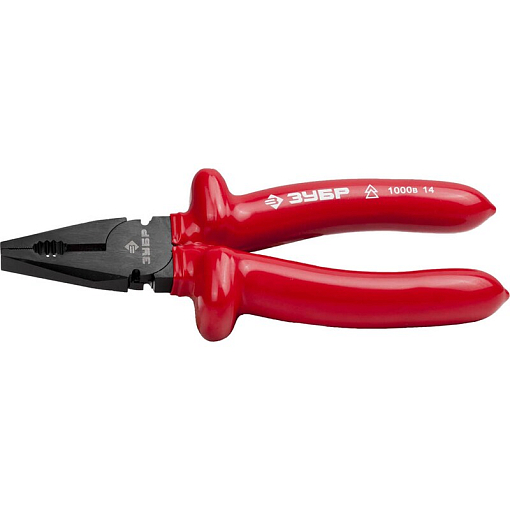 Фото 0 товара Плоскогубцы диэлектрические "ЭЛЕКТРИК", серия ЭКСПЕРТ Зубр 2214-1-18