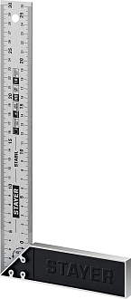 Угольник с нержавеющим полотном STAYER STABIL 3431-30_z02 300 мм, столярный - фото 3
