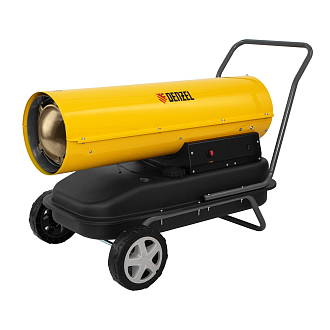 Дизельная тепловая пушка DHG-50, 50 кВт, 1100 м3/ч, прямой нагрев Denzel - фото 1