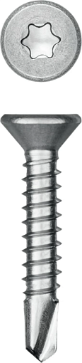 Фото 0 товара Нержавеющие саморезы НС-П с потайной головкой KRAFTOOL 300932-35-016 16 х 3.5 мм, 1000 шт.