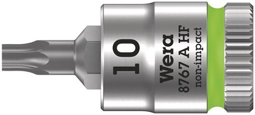 Фото 0 товара 8767 A HF TORX Zyklop Головка торцевая с битой вставкой, 1/4, TX 10 x 28 мм, с фиксацией