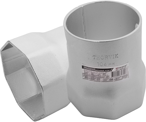 Фото 0 товара Ключ трубчатый ступичный восьмигранный, 104 мм, THORVIK