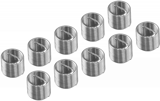 Фото 1 товара Набор вставок резьбовых M12x1.25, 10 предметов, THORVIK