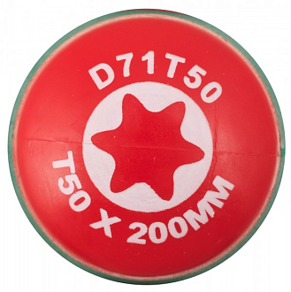 Отвертка стержневая TORX® ANTI-SLIP GRIP, T50х200, Jonnesway - фото 2