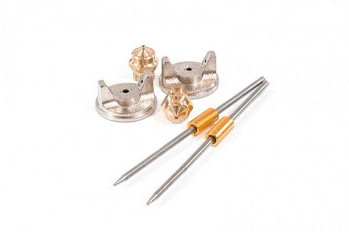 Фото 4 товара Краскораспылитель пневм. с нижним бачком V 0,75 л, сопло D 1.2, 1.5 и 1.8 мм Matrix