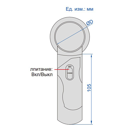 Фото 1 товара Лупа увеличительная, INSIZE