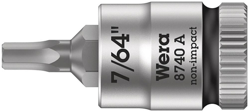 Фото 0 товара 8740 A Hex-Plus Zyklop Головка торцевая с битой вставкой с внешним шестигранником, 1/4, 7/64" x 28 мм