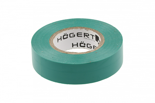 Фото 0 товара Изоляционная лента 0,13x19мм x 20м, зелёная HOEGERT