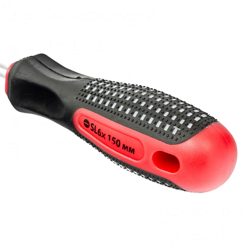 Фото 2 товара Отвертка Fusion, SL6 х 150 мм, CrV, трехкомп. рукоятка "Anti slip" Matrix