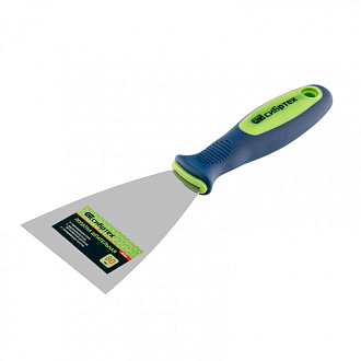Шпательная лопатка из нерж. стали, 80 мм, двухкомпонентная ручка Сибртех - фото 2