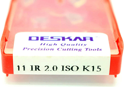 Фото 3 товара 11IR 2.0 ISO K15 резьбовая пластина Deskar