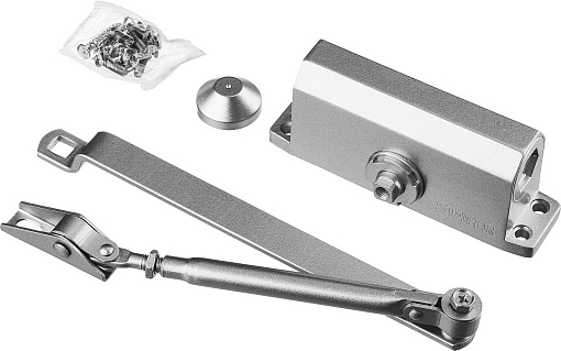 Фото 1 товара Доводчик дверной STAYER MAXComfort 37915-50 вес двери 40 кг, высота 36 мм, материал силумин