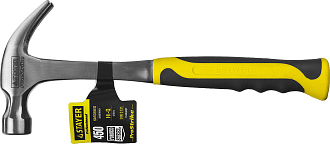 Молоток-гвоздодер цельнометаллический STAYER 450 г, STRIKE 2025-450 - фото 5