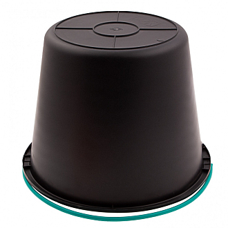 Ведро строительное пластмассовое 16 л, ударопрочное, обрезиненная ручка Matrix - фото 2