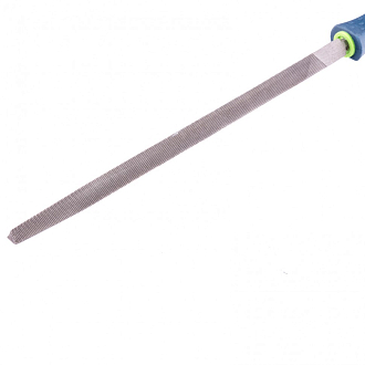 Напильник, 250 мм, трехгранный, двухкомпонентная рукоятка, №2 Сибртех - фото 2