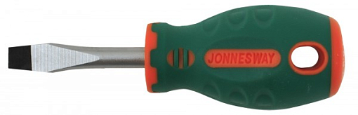 Фото 0 товара Отвертка стержневая шлицевая ANTI-SLIP GRIP, SL5.5х38 мм, Jonnesway