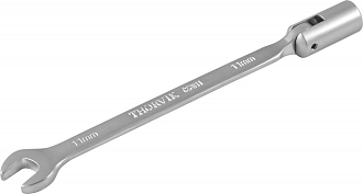 Ключ гаечный комбинированный карданный, 11 мм, THORVIK - фото 2
