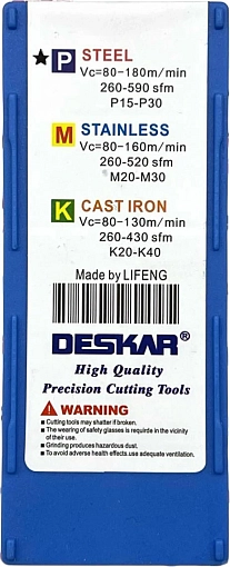 Фото 4 товара WNMG080408 MT LF9118 токарная пластина Deskar