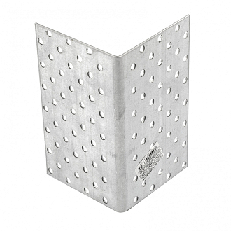 Крепежный уголок равносторонний 2 мм, KUR 80 x 80 x 140 мм Россия Сибртех - фото 1